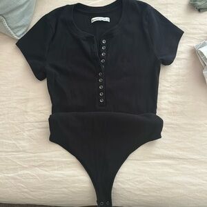Henley bodysuit